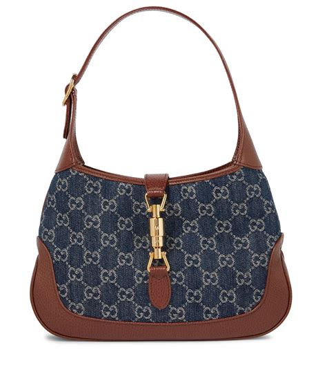 gucci vintage blue bag|vintage blue Gucci handbags.